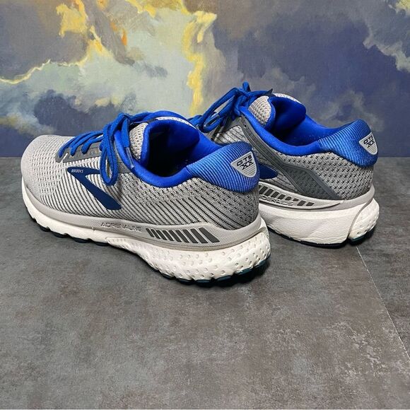 Brooks Adrenaline GTS 20 Men's Gray Running Shoes Size 10.5D - Picture 9 of 16